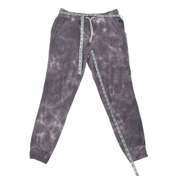 Member’s Mark Purple Tie Dye Reverse Fleece Joggers Size Large Women’s - Picture 4 of 4